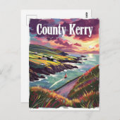 County Kerry Ireland Briefkaart (Voorkant / Achterkant)