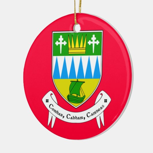 County Kerry Ireland kerstversiering Keramisch Ornament (Links)