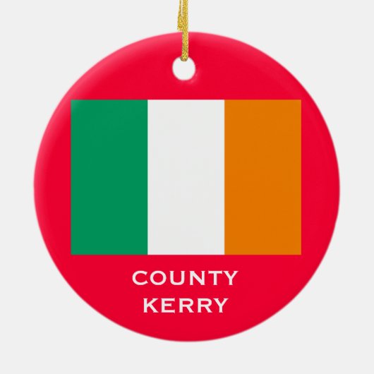 County Kerry Ireland kerstversiering Keramisch Ornament (Achterkant)