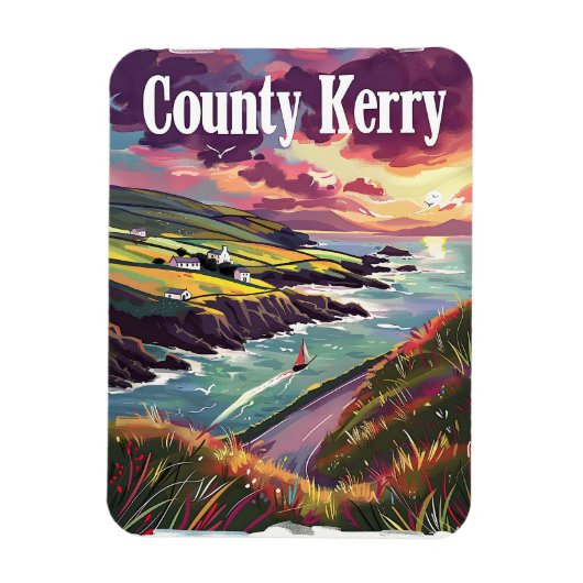 County Kerry Ireland Magneet (Verticaal)
