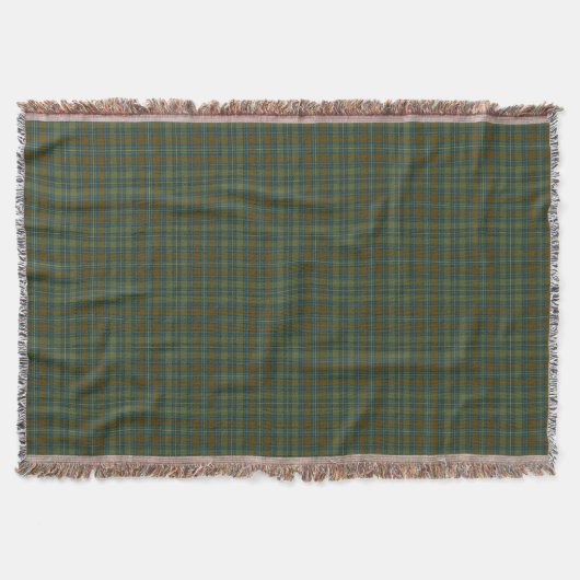 County Kerry Irish Tartan Deken (Voorkant)