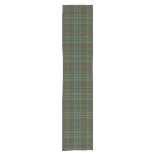 County Kerry Irish Tartan Korte Tafelloper (Voorkant)