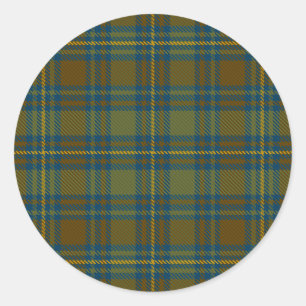 County Kerry Irish Tartan Ronde Sticker