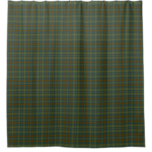 County Kerry Irish Tartan Shower Curtain Douchegordijn (Voorkant)