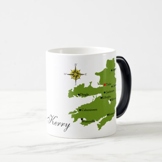 County Kerry Map & Crest Mokken (Voorkant rechts)