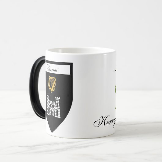 County Kerry Map & Crest Mokken (Voorkant links)