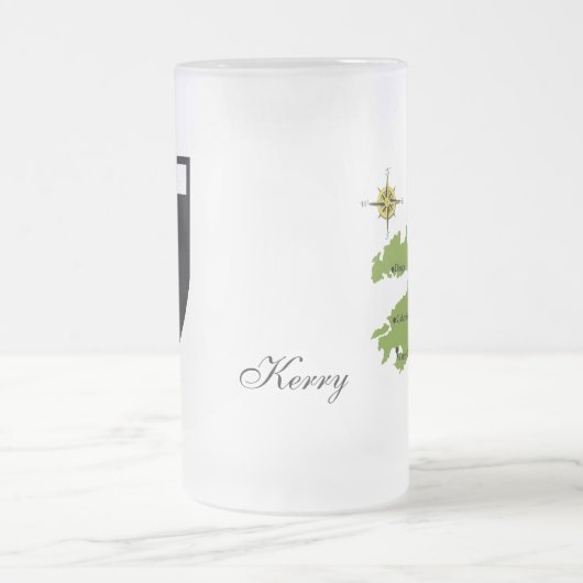 County Kerry Map & Crest Mokken (Center)