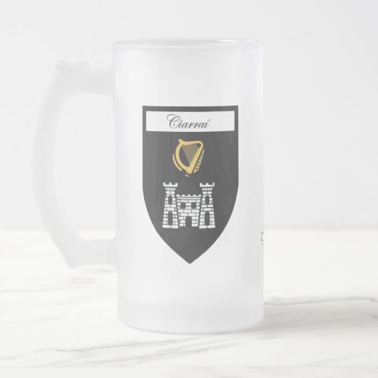 County Kerry Map & Crest Mokken (Links)