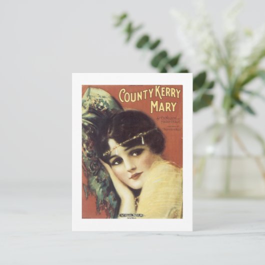 County Kerry Mary Briefkaart (Staand voorkant)