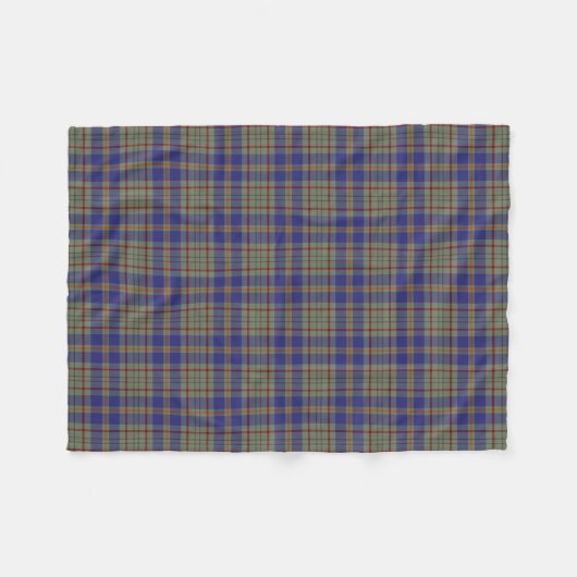 County Kildare Irish Tartan Fleece Deken (Voorkant (Horizontaal))