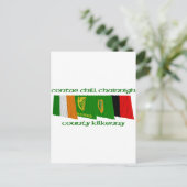County Kilkenny Flags Briefkaart (Staand voorkant)