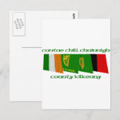 County Kilkenny Flags Briefkaart (Voorkant / Achterkant)