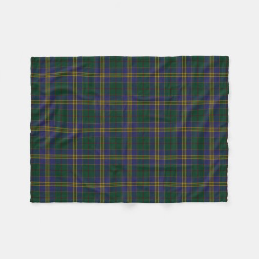 County Kilkenny Irish Tartan Fleece Deken (Voorkant (Horizontaal))