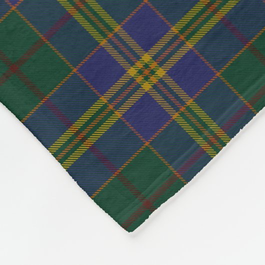 County Kilkenny Irish Tartan Fleece Deken (Hoek)