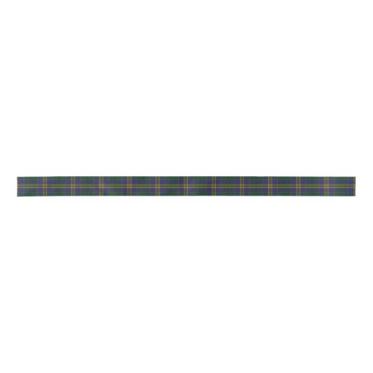County Kilkenny Irish Tartan Satijnen Lint (Voorkant)