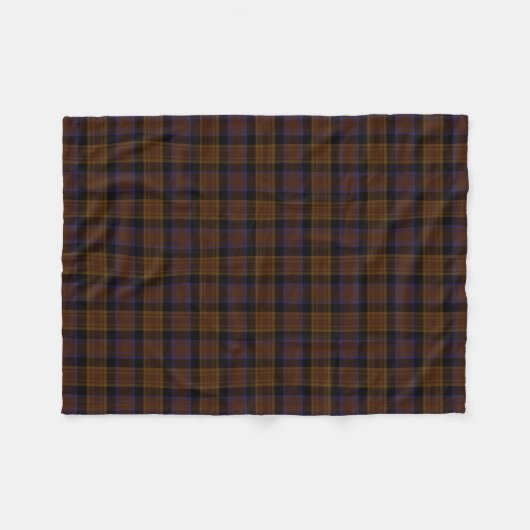 County Laois Irish Tartan Fleece Deken (Voorkant (Horizontaal))