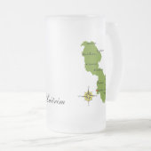 County Leitrim Map & Crest Mokken (Voorkant rechts)