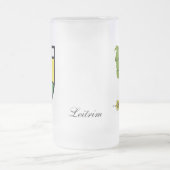 County Leitrim Map & Crest Mokken (Center)