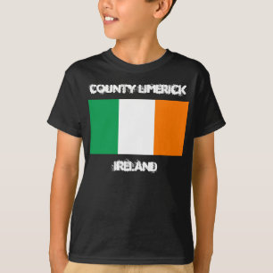 County Limerick, Ierland met de Kinder vlag T-shirt