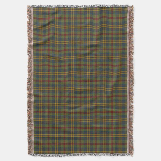 County Limerick Irish Tartan Deken (Voorkant Verticaal)