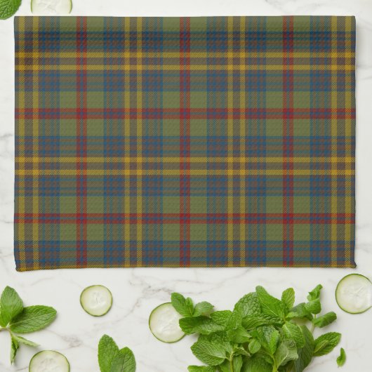 County Limerick Irish Tartan Theedoek (Gevouwen)