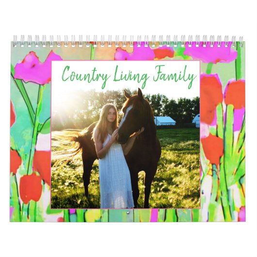 County Living with Family and Style Calendar Kalender (Hoes)
