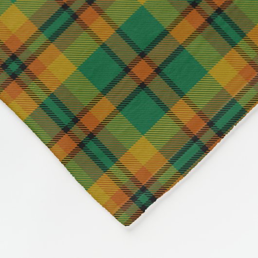 County Londenaren Irish Tartan Fleece Deken (Hoek)