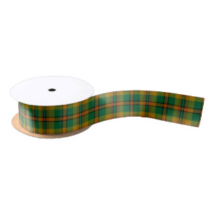 County Londenaren Irish Tartan Satijnen Lint