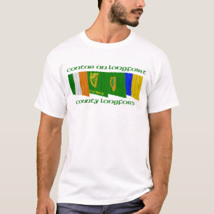 County Longford Flags T-shirt