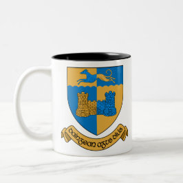 County Longford Ierland Tweekleurige Koffiemok
