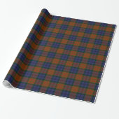 County Longford Irish Tartan Cadeaupapier (Uitgerold)