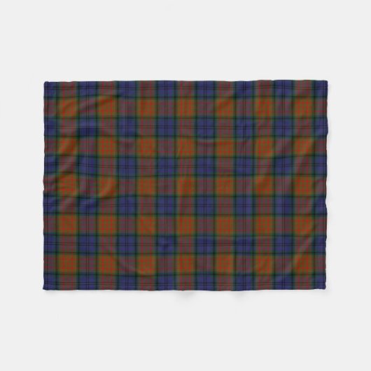 County Longford Irish Tartan Fleece Deken (Voorkant (Horizontaal))