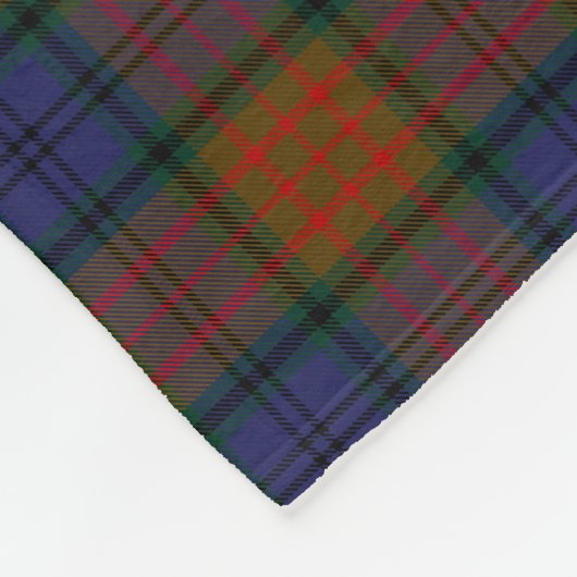 County Longford Irish Tartan Fleece Deken (Hoek)