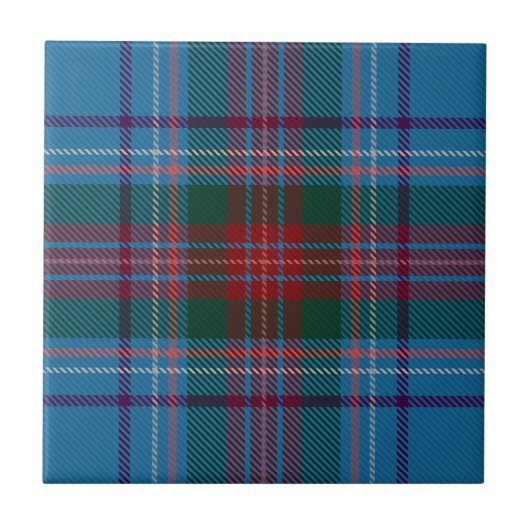 County Louth Irish Tartan Tegeltje (Voorkant)