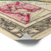 County Map of Florida Poster (Hoek)