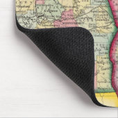 County Map of Georgia en Alabama Muismat (Hoek)