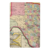 County Map of Texas Mini Klembord (Achterkant)