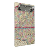 County Map of Virginia en North Carolina Mini Klembord (Schuin)