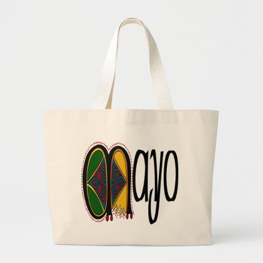 County Mayo Bag Grote Tote Bag (Voorkant)