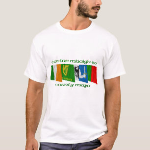 County Mayo Flags T-shirt