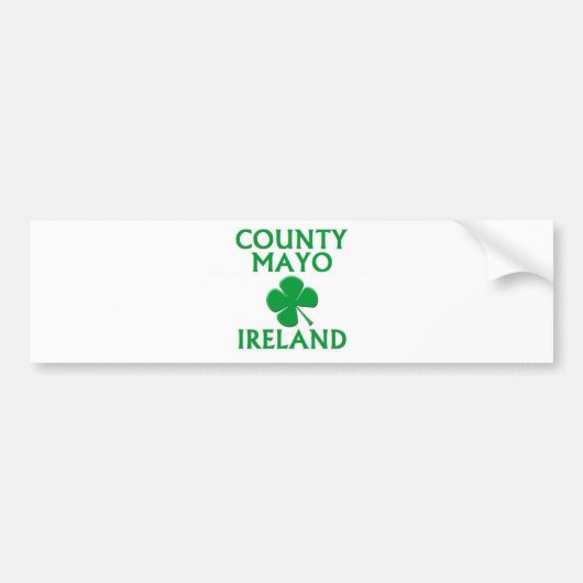 County Mayo, Ierland Bumpersticker (Voorkant)