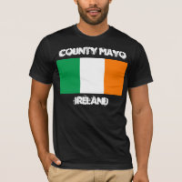County Mayo, Ierland met Ierse vlag