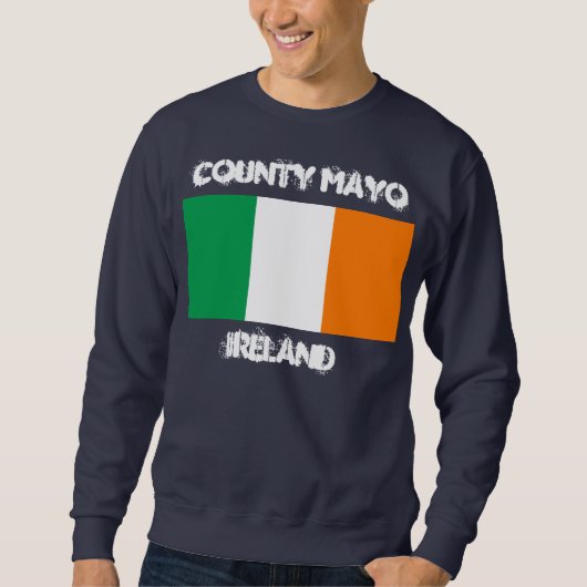 County Mayo, Ierland met Ierse vlag Trui (Voorkant)