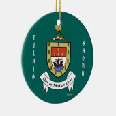 County Mayo Ireland Kerstversient Keramisch Ornament (Rechts)