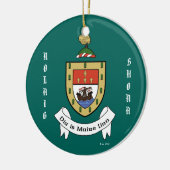 County Mayo Ireland Kerstversient Keramisch Ornament (Links)