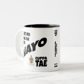 County Mayo Ireland Two-Tone Coffee Mok (Voorkant links)