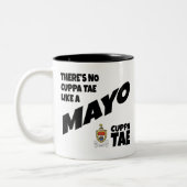 County Mayo Ireland Two-Tone Coffee Mok (Links)