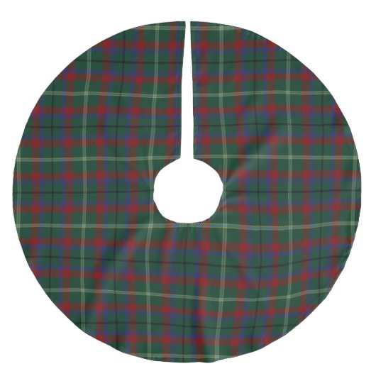 County Mayo Irish Tartan Kerstboom Rok (Voorkant)