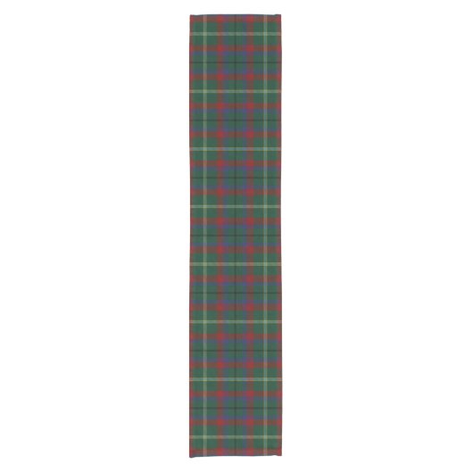 County Mayo Irish Tartan Korte Tafelloper (Voorkant)