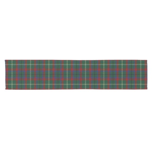 County Mayo Irish Tartan Korte Tafelloper (Horizontaal)